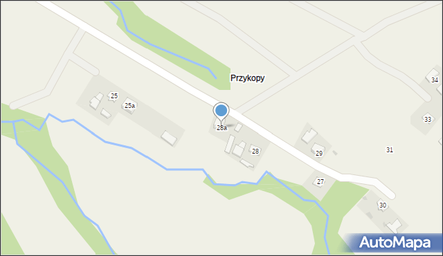 Falejówka, Falejówka, 28a, mapa Falejówka