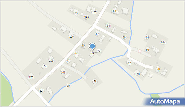 Falejówka, Falejówka, 74, mapa Falejówka
