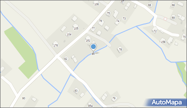 Falejówka, Falejówka, 80, mapa Falejówka