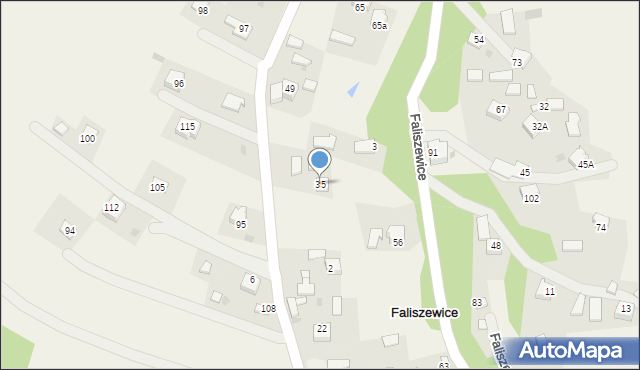 Faliszewice, Faliszewice, 35, mapa Faliszewice