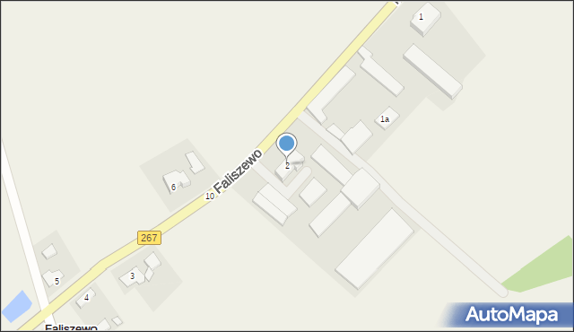 Faliszewo, Faliszewo, 2, mapa Faliszewo