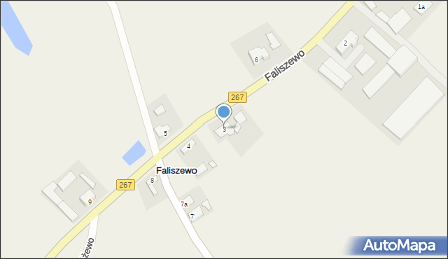 Faliszewo, Faliszewo, 3, mapa Faliszewo