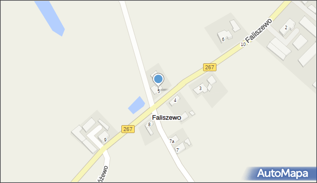 Faliszewo, Faliszewo, 5, mapa Faliszewo