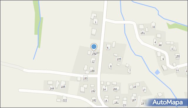 Faliszówka, Faliszówka, 154, mapa Faliszówka