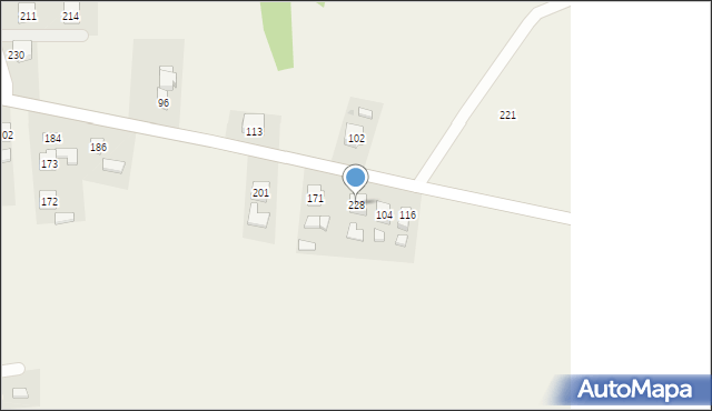 Faliszówka, Faliszówka, 228, mapa Faliszówka