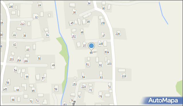 Faliszówka, Faliszówka, 60, mapa Faliszówka