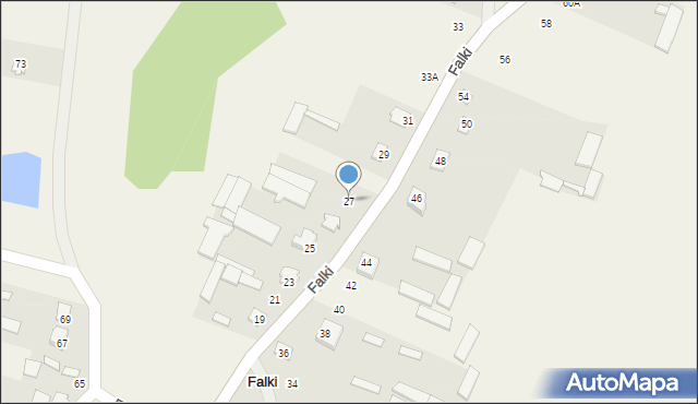 Falki, Falki, 27, mapa Falki