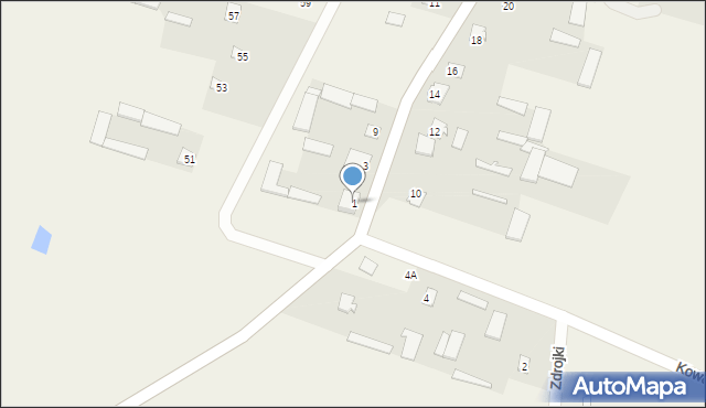 Falki, Falki, 5, mapa Falki
