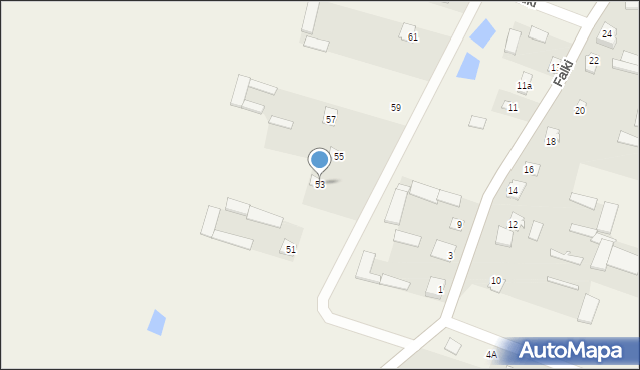 Falki, Falki, 53, mapa Falki