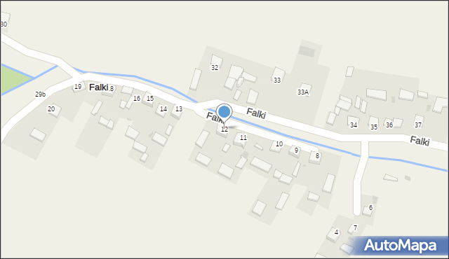 Falki, Falki, 12, mapa Falki