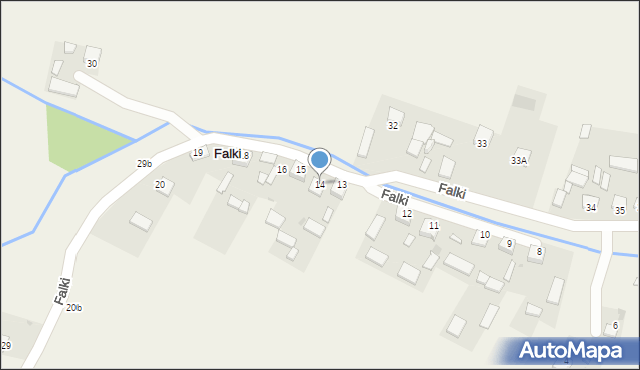 Falki, Falki, 14, mapa Falki
