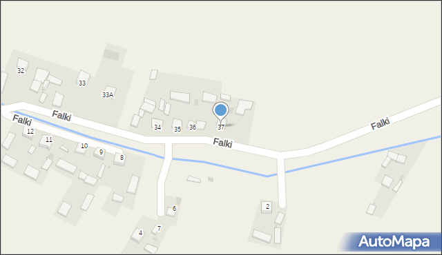 Falki, Falki, 37, mapa Falki