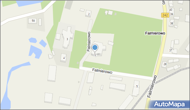 Falmierowo, Falmierowo, 1, mapa Falmierowo