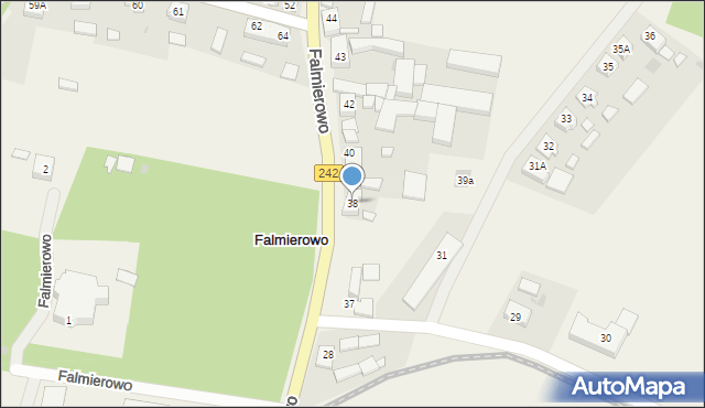 Falmierowo, Falmierowo, 38, mapa Falmierowo