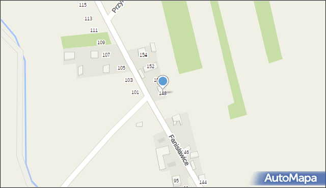 Fanisławice, Fanisławice, 148, mapa Fanisławice