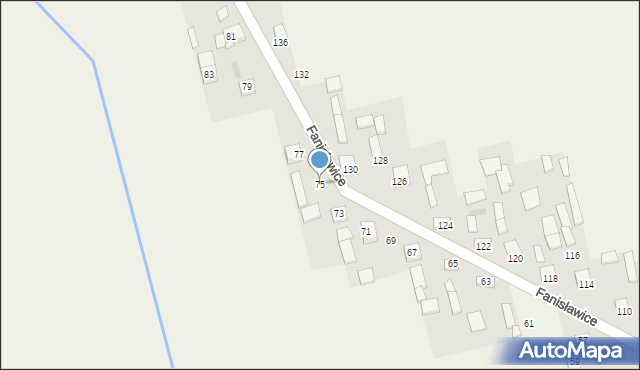 Fanisławice, Fanisławice, 75, mapa Fanisławice
