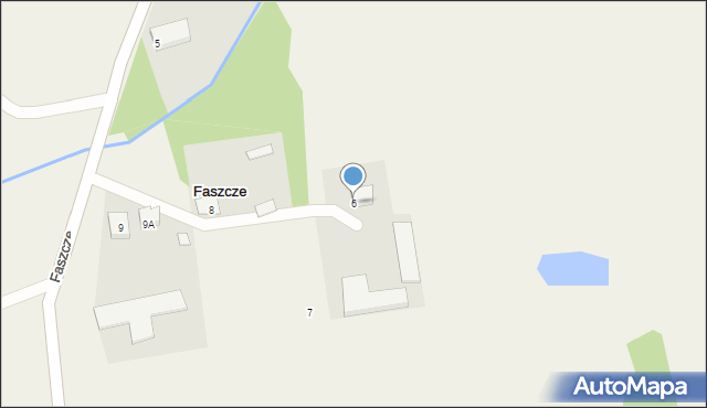 Faszcze, Faszcze, 6, mapa Faszcze