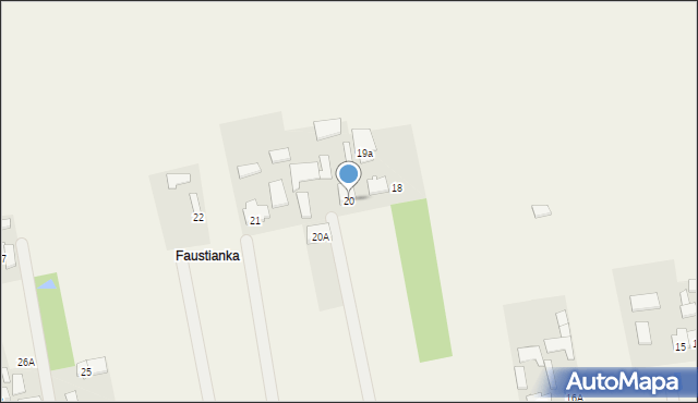 Faustianka, Faustianka, 20, mapa Faustianka