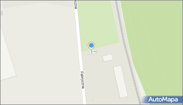 Gogolin, Fabryczna, 2, mapa Gogolin