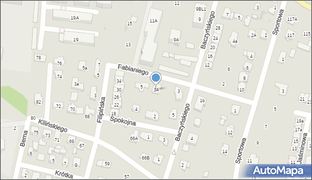 Góra Kalwaria, Fabianiego Ludwika, 3A, mapa Góra Kalwaria
