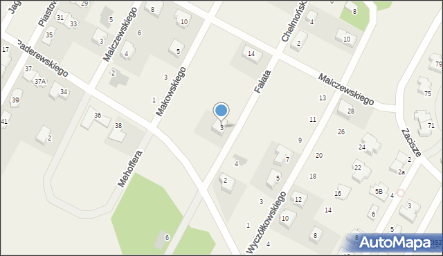 Jabłonna, Fałata Juliana, 3, mapa Jabłonna