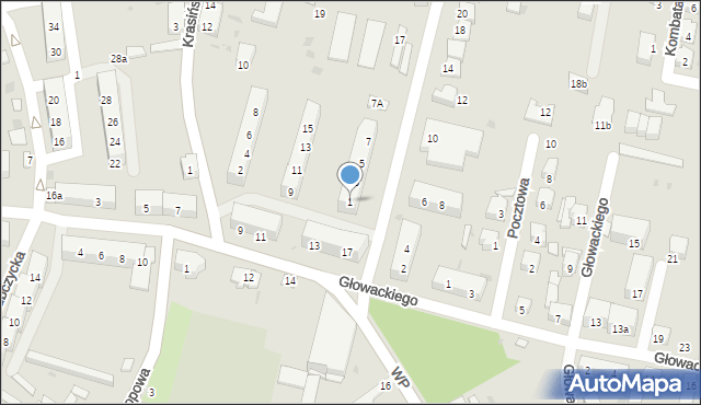 Kietrz, Fabryczna, 1, mapa Kietrz