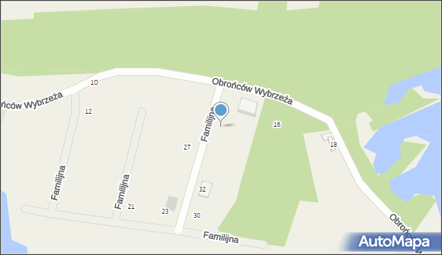 Koleczkowo, Familijna, 38, mapa Koleczkowo