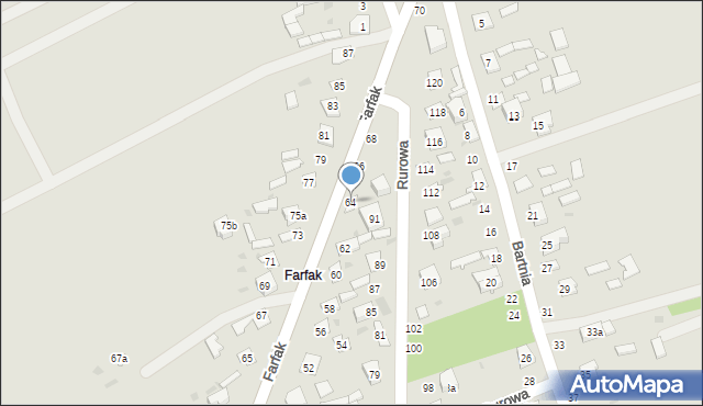 Łuków, Farfak, 64, mapa Łuków