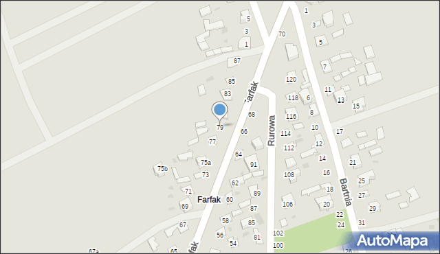 Łuków, Farfak, 79, mapa Łuków