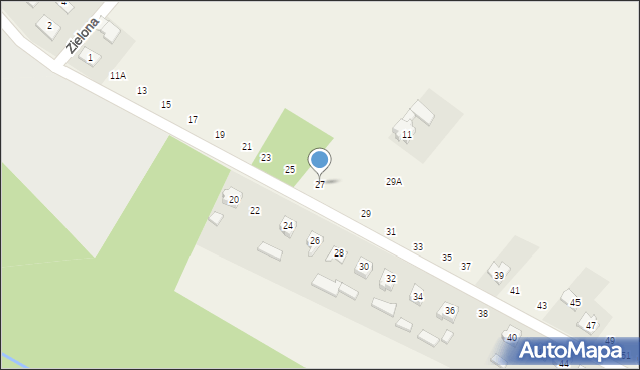 Mochała, Fabryczna, 27, mapa Mochała