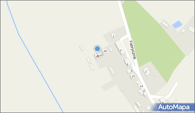 Mochała, Fabryczna, 4B, mapa Mochała