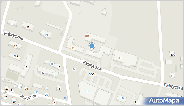 Opole Lubelskie, Fabryczna, 31A, mapa Opole Lubelskie