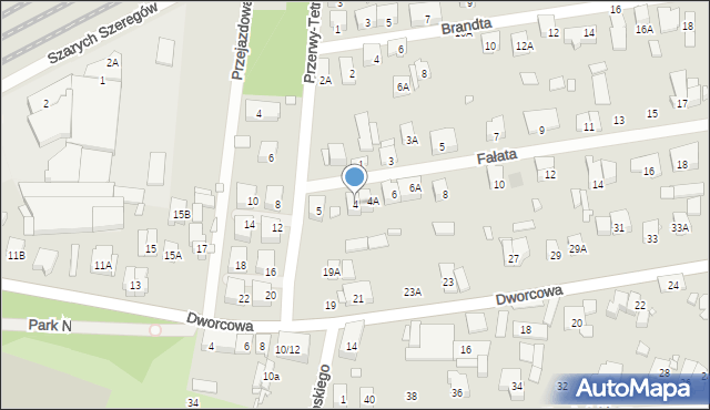 Piastów, Fałata Juliana, 4, mapa Piastów