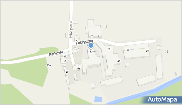 Piotrowice, Fabryczna, 24, mapa Piotrowice