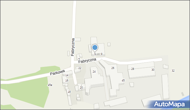 Piotrowice, Fabryczna, 7, mapa Piotrowice