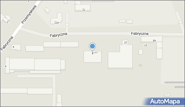 Police, Fabryczna, 8, mapa Police