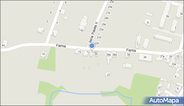 Pyzdry, Farna, 40, mapa Pyzdry