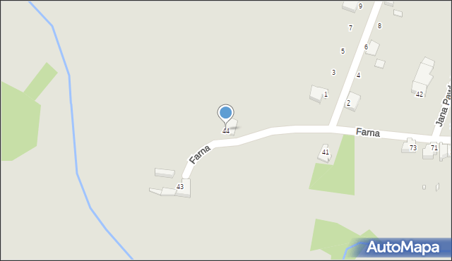 Pyzdry, Farna, 44, mapa Pyzdry