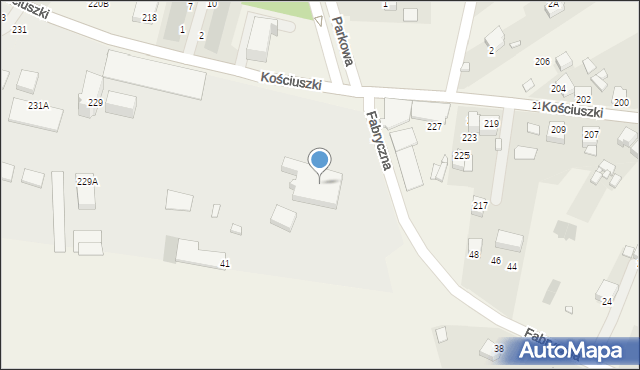 Rogoźnik, Fabryczna, 45, mapa Rogoźnik