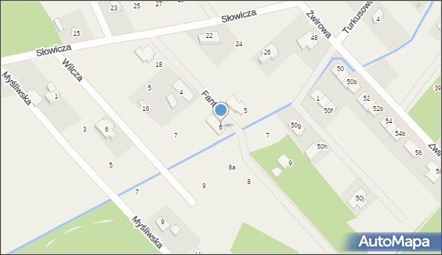 Rusiec, Fantazji, 6, mapa Rusiec