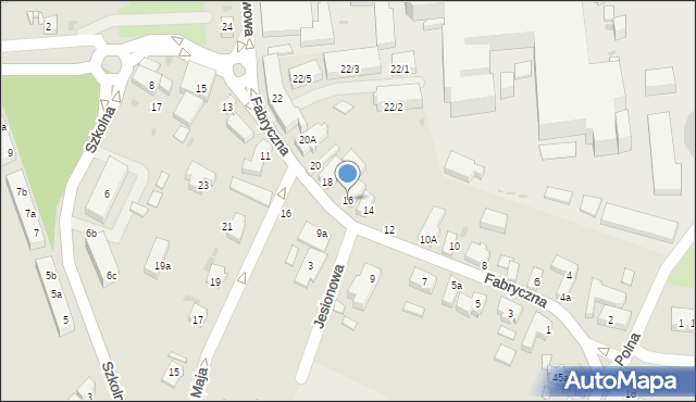 Siechnice, Fabryczna, 16, mapa Siechnice