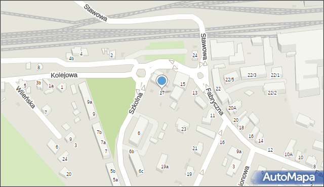 Siechnice, Fabryczna, 17, mapa Siechnice