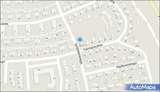 Starogard Gdański, Farmaceutów, 34, mapa Starogard Gdański
