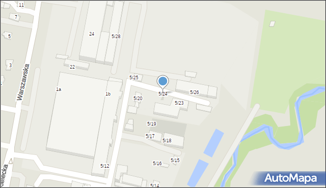 Suchedniów, Fabryczna, 5/24, mapa Suchedniów