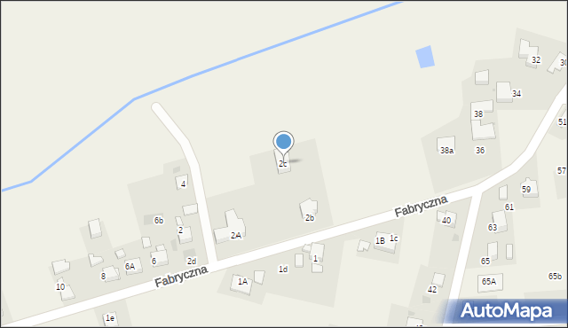 Szczerbice, Fabryczna, 2c, mapa Szczerbice