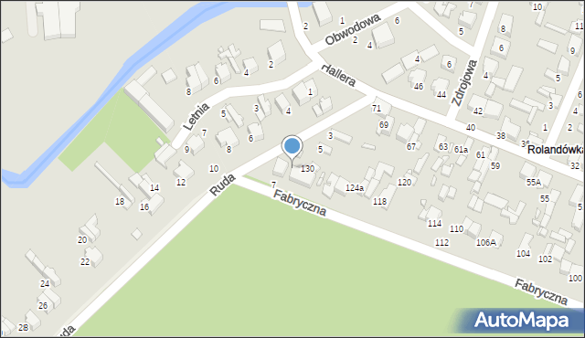 Tomaszów Mazowiecki, Fabryczna, 132, mapa Tomaszów Mazowiecki