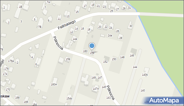 Truskaw, Falińskiego Piotra, 159, mapa Truskaw