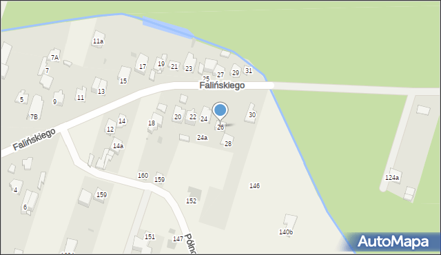 Truskaw, Falińskiego Piotra, 26, mapa Truskaw