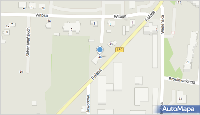 Trzcianka, Fałata Juliana, 4b, mapa Trzcianka