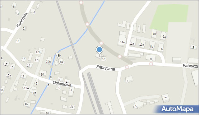 Trzebinia, Fabryczna, 18, mapa Trzebinia